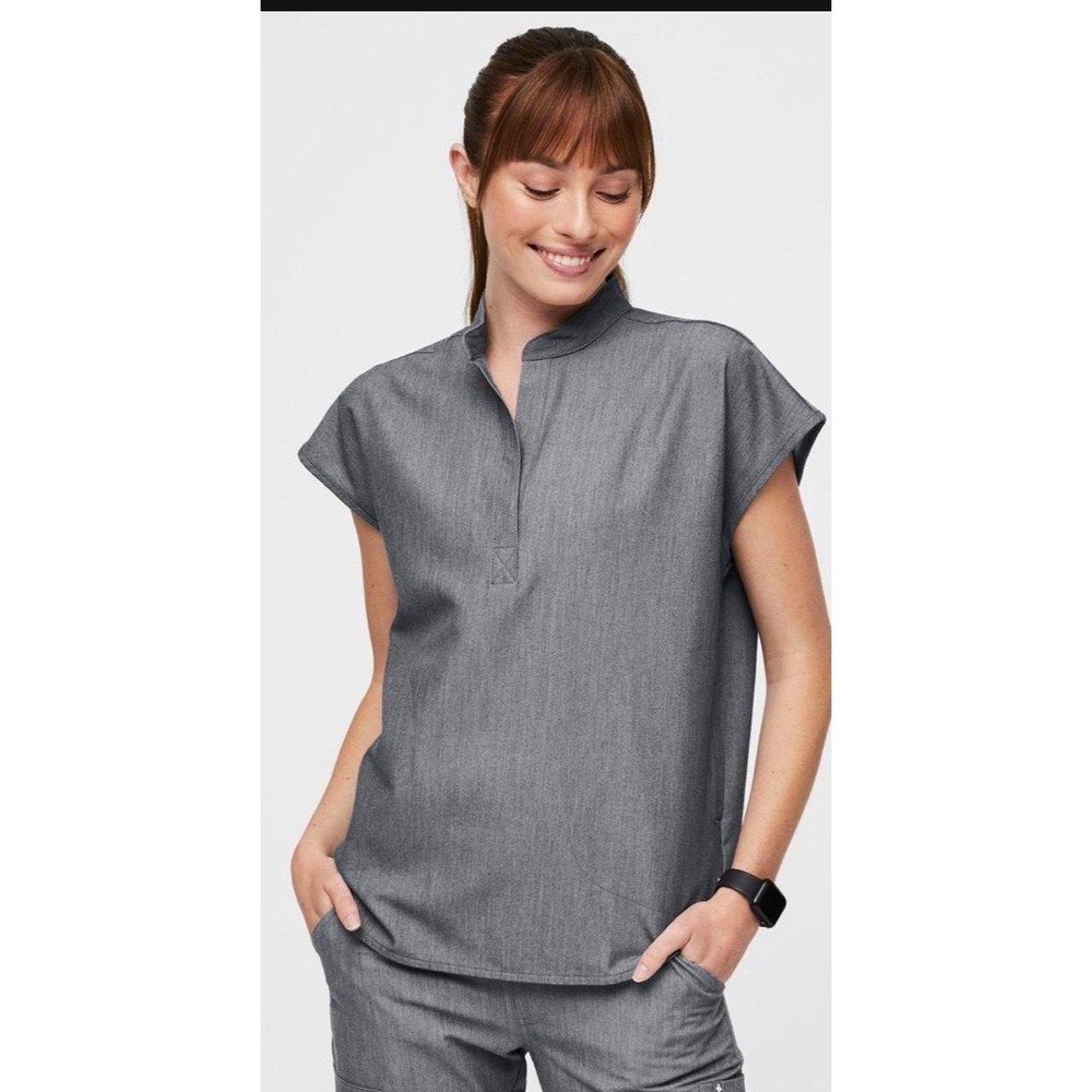 Womens FIGS Rafaela Oversized Scrub Nursing Medium Sleeveless Top, Shirt